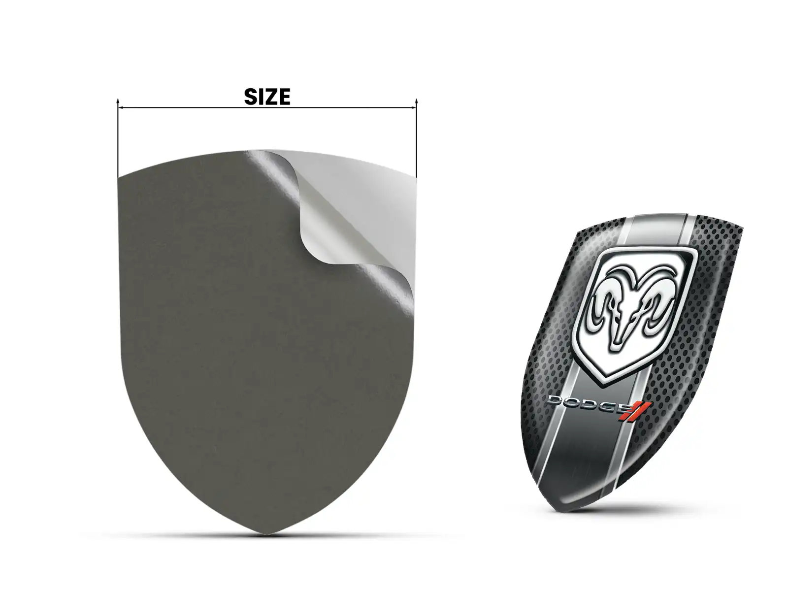 Dodge Adesivi Aziendali Personalizzati Pro Max Resistenti